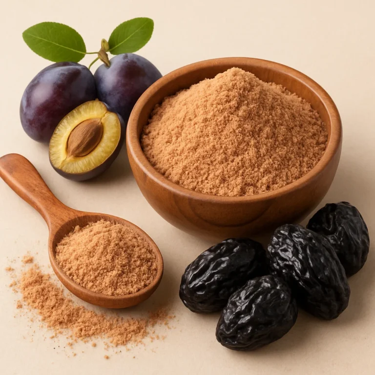 Prune fruit powder, a natural fiber and sorbitol source in FloraZen