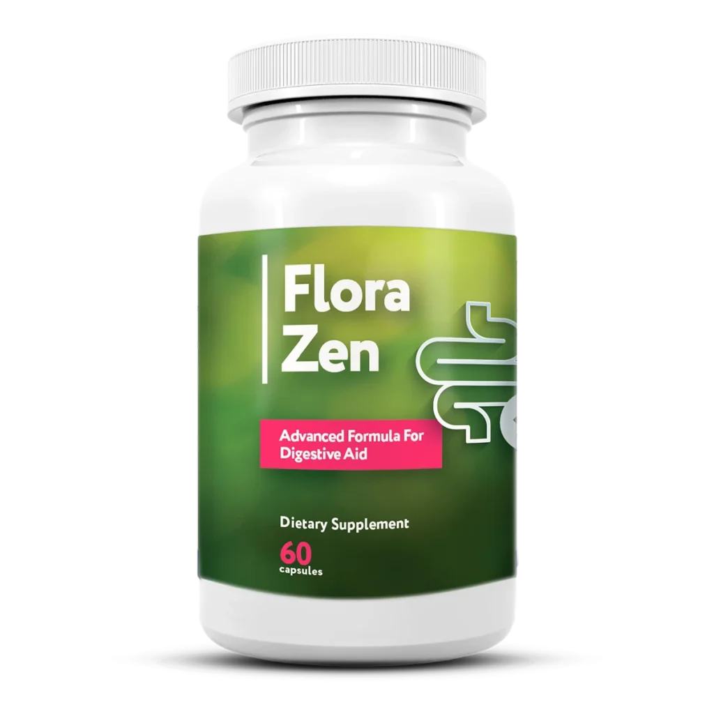 One bottle of FloraZen supplement, 30 day supply, 60 capsules