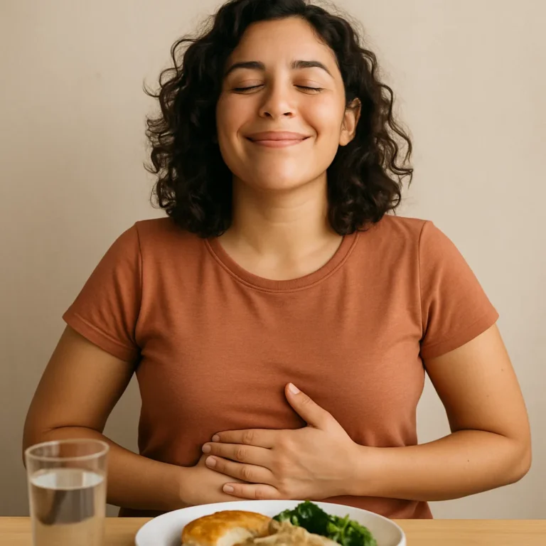 Icon representing reduced bloating after meals